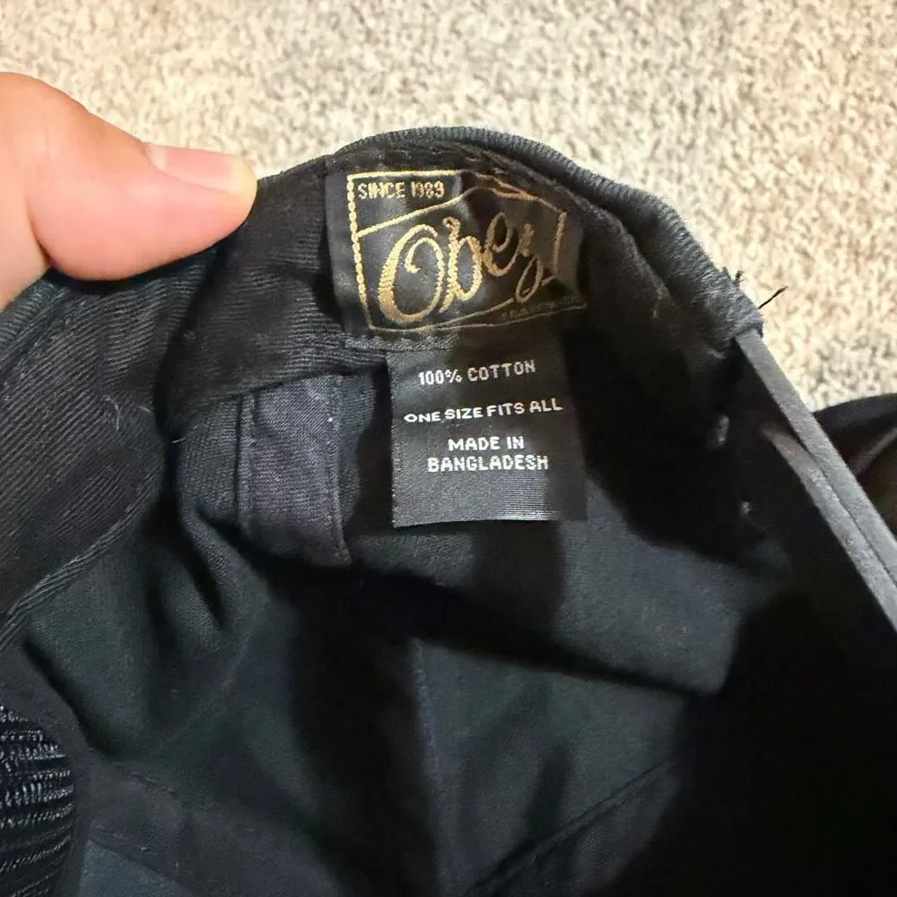 Obey Men's Black Hat